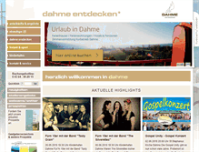 Tablet Screenshot of dahme.com